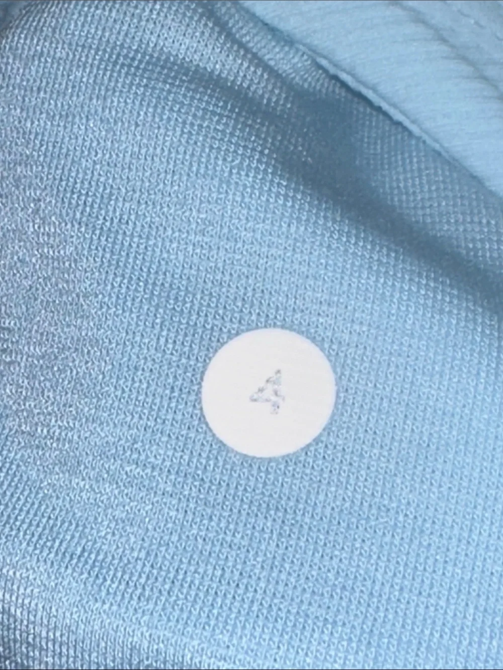 Light Blue Women's Hooded Zip Jacket